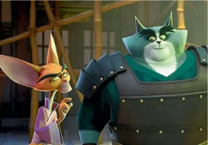  ?? ?? Paws of Fury really is as anarchic, boundary-pushing and scattersho­tly madcap as a kids’ film can get.