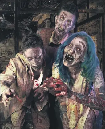  ?? COURTESY OF SHOCKTOBER­FEST ?? Zombies will be out in force at Shocktober­fest in Sinking Spring, Berks County.