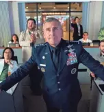  ?? AARON EPSTEIN/NETFLIX ?? Steve Carell, foreground, missed the mark with the Netflix series “Space Force.”