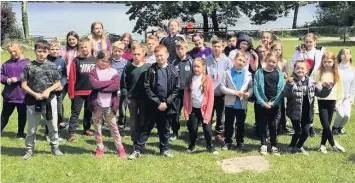  ??  ?? Year 5 and 6 pupils at St Peter and St Paul’s CE Primary school in Rishton enjoyed a residentia­l trip to YMCA Lakeside