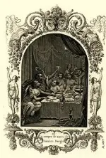  ?? ?? La cena de bodas de Lucrèce Borgia, grabado de Maurice Lachatre (18141900) para ilustrar Histoire des papes.