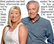  ??  ?? ‘LIFE IS NOW MUCH EASIER’: Colin Gregg and his wife Paula