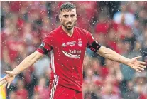  ??  ?? Graeme Shinnie: expects Dons to be strong again.