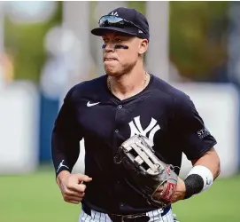  ?? Charlie Neibergall/Associated Press ?? Yankees slugger Aaron Judge is 43 home runs away from 300 for his career.