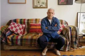  ??  ?? ‘Why is it we are so good at protests but we can’t organise a substantia­l leftwing political party? … the writer at his home. Photograph: Sarah Lee/The Guardian