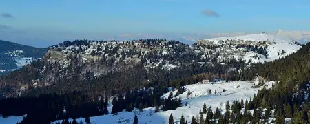  ??  ?? Al gelo La dolina di Campoluzzo, al confine con il Trentino, dove si sono toccati i 40 gradi sotto lo zero