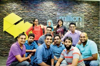  ??  ?? The champion team behind MillionSpa­ces