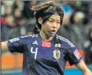  ?? FOTO: FIFA ?? Saki Kumagai Talento de Japón