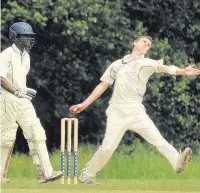  ??  ?? Muir needed! Not even paceman Anthony Muir could keep Kew at bay