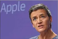  ??  ?? Vestager: “raising the stakes”