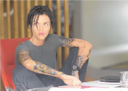  ?? Photo / AP ?? Identity warriors decided Ruby Rose was the wrong kind of gay for her upcoming character.