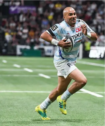  ??  ?? Simon Zebo playing for Racing 92