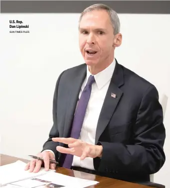  ?? SUN-TIMES FILES ?? U.S. Rep. Dan Lipinski