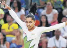  ?? PTI ?? Dipa Karmakar competed for the first time after Rio Games.