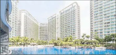  ??  ?? Azure Urban Resort Residences in Parañaque.