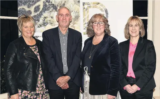  ?? PHOTO: LINDA ROBERTSON ?? Where change happens . . . Institute of Directors chief executive Kirsten Patterson (second from right) with IoD’s new Otagobased chartered fellows Dawn Sangster (left), Pat Heslin and Trish Oakley.