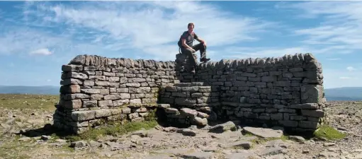  ??  ??  LET ME TELL YOU A STORY… From atop the wall shelter on Ingleborou­gh, Matt (and narrator Nick) are about to share the story of an awfully big adventure.  ORIGINAL TRIPPERS Steve Coogan (left) and Rob Brydon bimbled around northern England in The Trip.