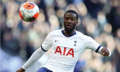  ??  ?? Tanguy Ndombele is struggling to impress at Tottenham but his manager said there is ‘no drama’. Photograph: Richard Heathcote/Getty Images