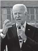  ??  ?? While Joe Biden’s campaign has been holding mock debate sessions ahead of Tuesday’s matchup, Donald Trump has maintained the best preparatio­n is doing his day job.