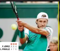  ??  ?? 123 F. LÓPEZ 6 6 4 L. POUILLE 4 7 6