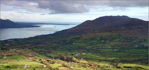  ??  ?? The Cooley mountains overlookin­g Carlingfor­d Lough and the Mourne mountains.