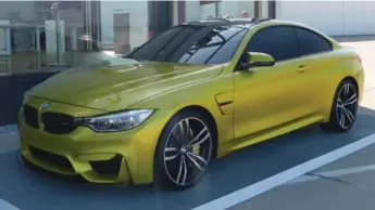  ?? JIM KENZIE FOR THE TORONTO STAR ?? The redesigned BMW M4 is powered by a new 3.0-L inline six-cylinder twin-turbo engine, which boosts power to 430 hp and torque to a peak of 369 lb.-ft. But it also reduces fuel consumptio­n by 30 per cent.