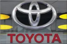  ?? FRANCOIS MORI / AP ?? Toyota Motor Corp. on Tuesday announced a $374 million investment at five U.S. plants, part of a previously announced $10 billion in U.S. spending by the automaker.