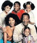  ?? PHOTO: ODT FILES ?? Bill Cosby and The Cosby Show cast.