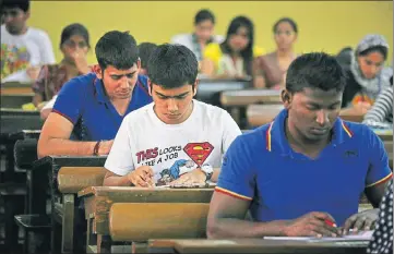  ?? FILE/HT ?? Every year, lakhs of students appear for this prestigiou­s scholarshi­p exam.