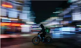  ?? Photograph: John Walton/PA ?? Uber Eats: ‘Each spam text, each begging notificati­on, reminds me of the money I’m saving.’