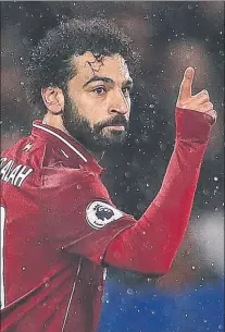  ?? F: GETTY IMAGES ?? Salah lleva 12 goles, de ellos 5 en las últimas 4 jornadas