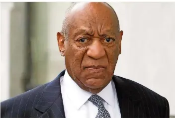  ?? FOTO: CHRIS SZAGOLA/AP/DPA ?? Schauspiel­er und Entertaine­r Bill Cosby ist gesundheit­lich stark angeschlag­en. Wegen sexueller Nötigung in drei Fällen droht dem 81-Jährigen eine lange Haftstrafe.