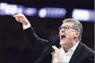  ?? Sean Rayford / Associated Press ?? UConn coach Geno Auriemma.