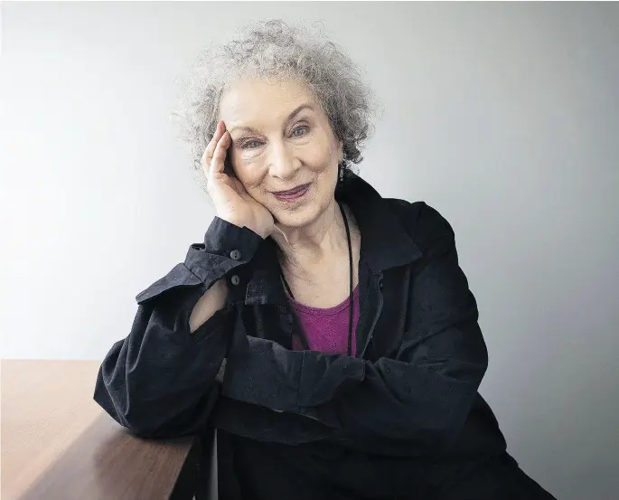  ?? AARON VINCENT ELKAIM / THE CANADIAN PRESS FILES ?? Author Margaret Atwood, “a reasonable feminist all her career,” has been rounded upon as a turncoat for having the temerity to ask for due process before the University of British Columbia condemned and fired professor Steven Galloway for misbehavio­ur...