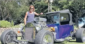  ??  ?? On show: Matamata man Len Keoghan will display his car at the Morrinsvil­le Motorama this weekend.