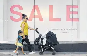  ?? REUTERS ?? Retail sales throughout Canada dropped drasticall­y since March, according to Statscan. Those are the most recent results and April data is expected to look even worse.