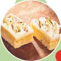  ??  ?? Almond Ricotta Bars are elegant enough to class up any cookie assortment, yet are easy to make.