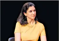  ??  ?? Radhika Jones: apparently left future colleagues ‘aghast’ and ‘shocked’
