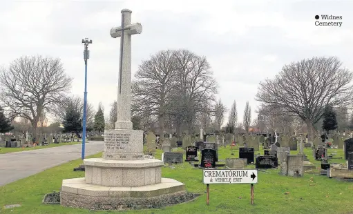  ??  ?? Widnes Cemetery