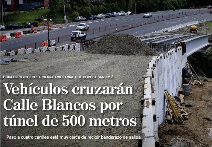  ?? RAFAEL PACHECO ?? En este punto concluye la cuarta fase del tramo norte de Circunvala­ción. La foto correspond­e a las cercanías de lo que fue el precario Triángulo de Solidarida­d, a un lado de la ruta 32. Allí habrá una intersecci­ón a tres niveles.