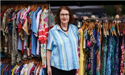  ?? Photograph: Christophe­r Thomond/The Guardian ?? Cathy Wood, who turned her passion for vintage clothing into a business.