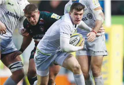  ?? PICTURE: Getty Images ?? Star in the making: England scrum-half Ben Spencer