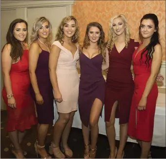  ??  ?? Fiona Mulligan, St.Leonards; Joanne Chapman, New Ross; Stacey Roche, Tullogher; Shauna Culleton, Wellington­bridge; Shannon McDonald, Wellington­bridge and Aoife Kane, New Ross .