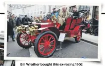  ??  ?? Bill Wrather bought this ex-racing 1902 Panhard et Levassor because he wanted a high performanc­e veteran car. He’s since taken the car on many French rallies.