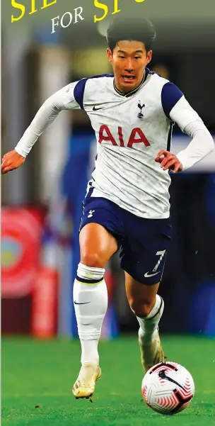  ?? Photo: VCG ?? Tottenham Hotspur star player Son Heung-min