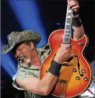  ?? PHOTO COURTESY OF TED NUGENT ?? Ted Nugent brings his Detroit Muscle Tour 2022 to Michigan Lottery Amphitheat­re this summer.