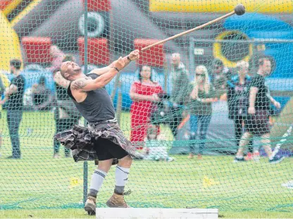  ??  ?? Cupar Highland Games could benefit from the £15,000 on offer to the most popular idea.