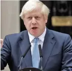  ??  ?? British Prime Minister Boris Johnson.