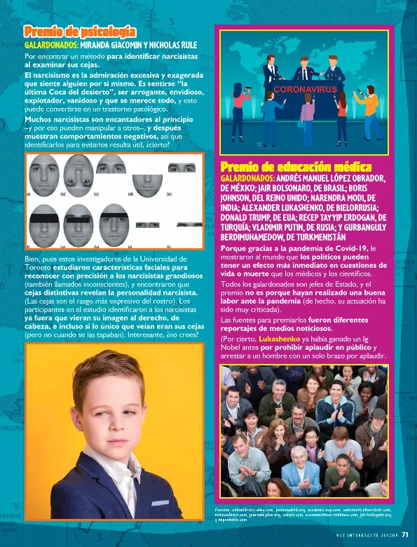 GALARDONAD­OS: MIRANDA GIACOMIN Y NICHOLAS RULE - PressReader