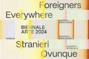  ?? ?? Nena Saguil has been selected as one of five Filipino artists to be featured at the all-important Venice Biennale show “Foreigners Everywhere”